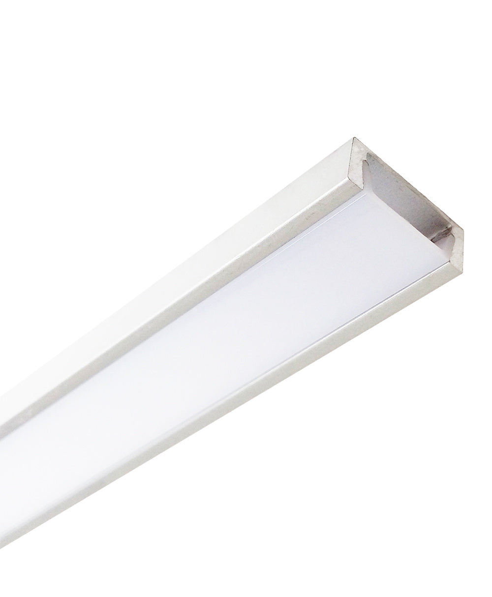 10ft. Aluminum LED U Channel QC-1607 W:5/8" x H:1/4" ID:1/2"