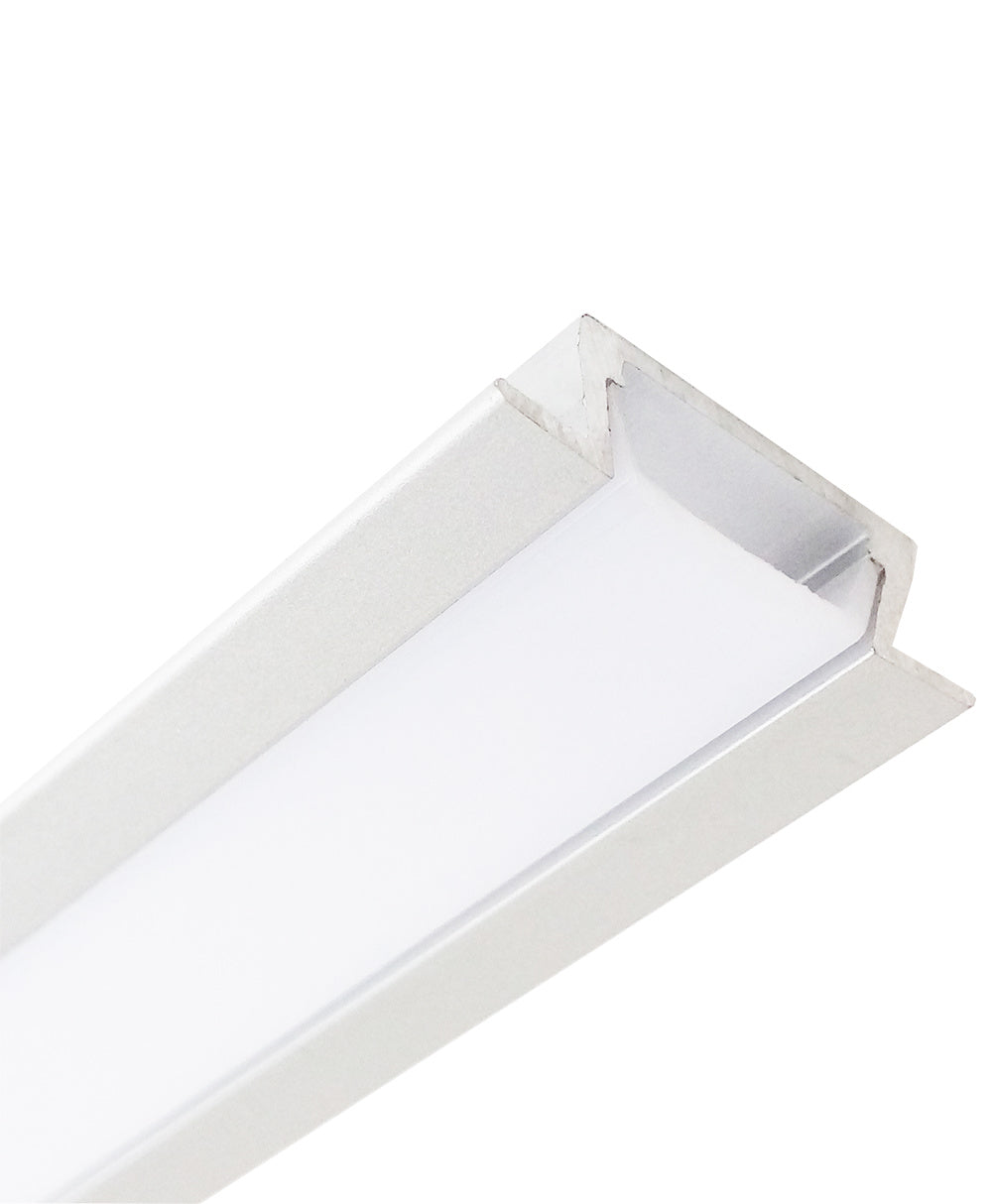 10ft. Aluminum LED W Channel QC-2207 W:7/8" x H:5/16" ID:7/16"