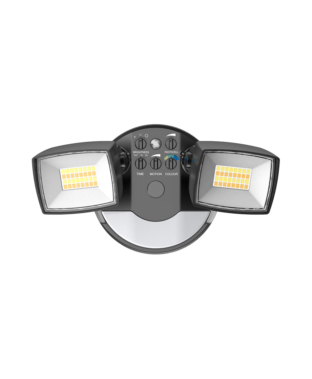 LED Outdoor Security Light with Photocell 3CCT 120V 25W YSD-SL-3CCT