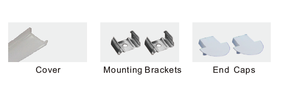10ft. Aluminum LED L Channel QC-1919 W:3/4" x D:3/4" ID:1/2"