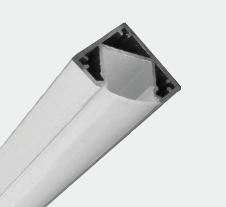 10ft. Aluminum LED L Channel QC-1919 W:3/4" x D:3/4" ID:1/2"