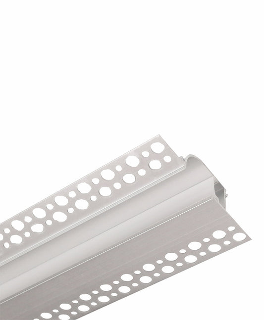 10ft. Aluminum LED Drywall(Plaster-In) Channel QC-7818 W:3-1/8" x D:3/4" ID:11/16"